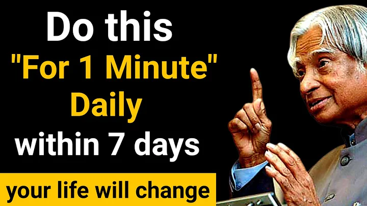 Do This For 1 Minute Within 7 Days Your Life Will Change Dr APJ Abdul Kalam Sir || Spread Positivity - DayDayNews