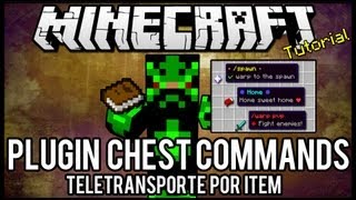 [Tutorial]Chest Commands - Teletransporte Por Item Minecraft