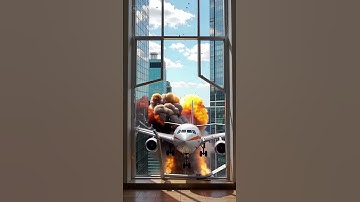 AI plane crash video! #shorts #planecrash #ai