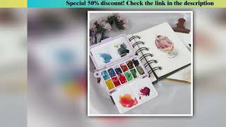First Look SeamiArt 2pcs Mini Portable Travel Plastic Painting Box for Watercolor Paint Subpackage 2