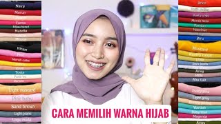 Tips Cara Memilih Warna Hijab Segi Empat dan Pashmina