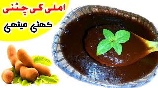 Imli Ki Chatni Recipe | Tamarind Chutney | Imli Ki Khatti Mithi Chatni Banane Ka Tarika | Homemade