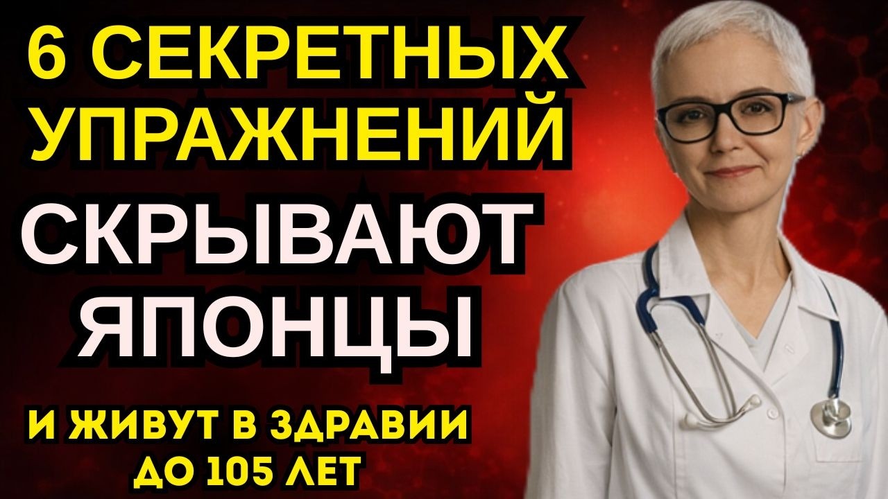 6 секретных упражнений, которые ЯПОНЦЫ делают, чтобы ВЕРНУТЬ СИЛУ НОГ после 50 и жить до 102 лет?