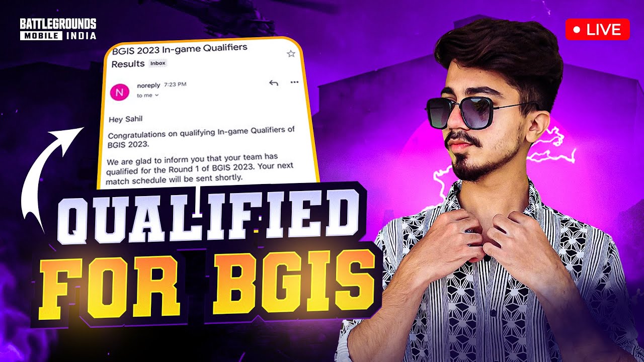 Qualified For BGIS Round 1 🔥 BGMI Live Rank Push To Ace 6+ KD 🥶 ...