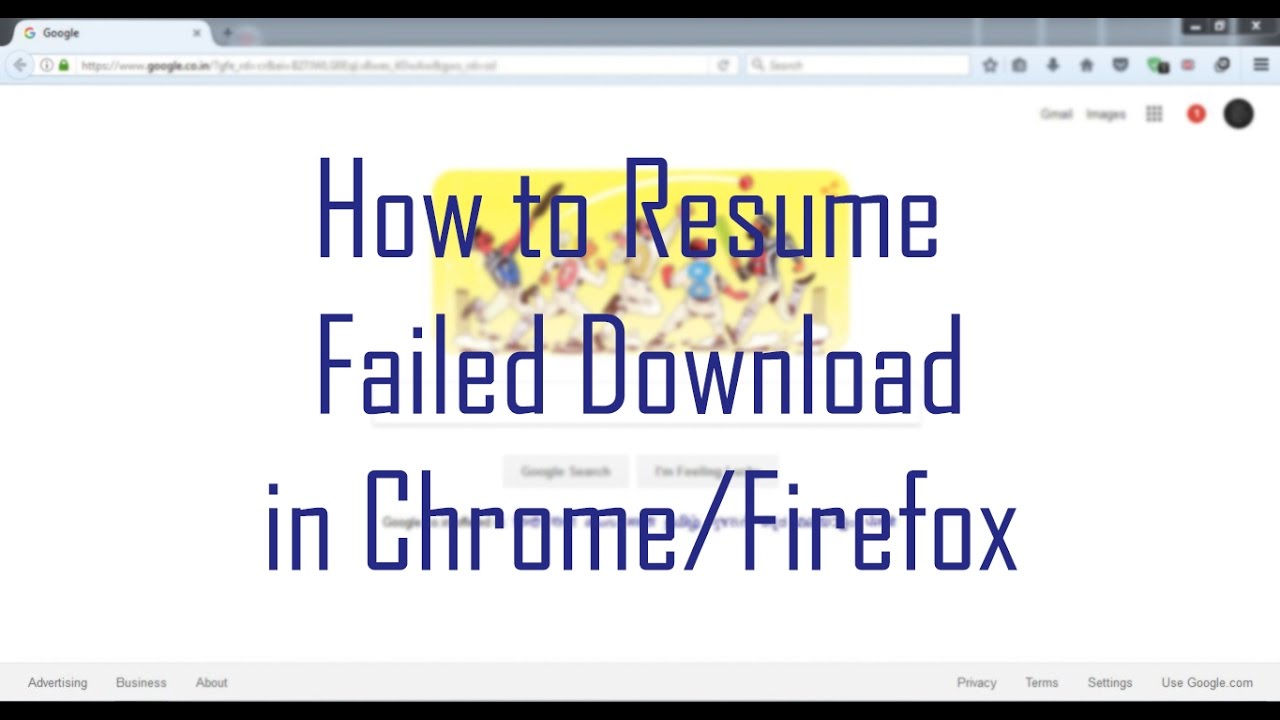 Resume firefox broken download