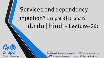 Services and dependency injection? Drupal 8 | Drupal9 | Urdu | Hindi - Lecture-24)
