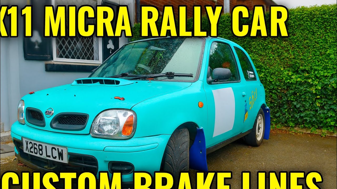 K11 Micra Custom Brake Line Upgrade | Rally Car Build