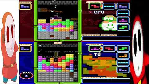 All Levels Normal VS CPU Tetris NDS #2 - Gameplay By MrLO472