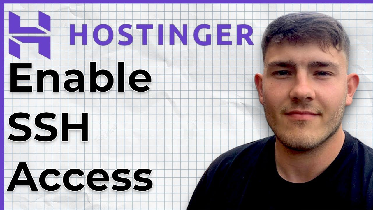 How to Enable SSH Access in Hostinger Shared Hosting (2025 Guide) - YouTube