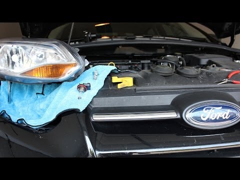 Ford Focus Headlight Removal and Bulb Replacement - Mk3 Third Gen (2011 - present)