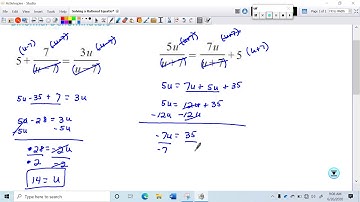 Solving a Rational Equation That Simplifies to Linear Like Binomial Denominators