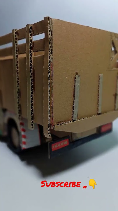 miniatur truk oleng kardus#trukoleng #miniature #trukkardus