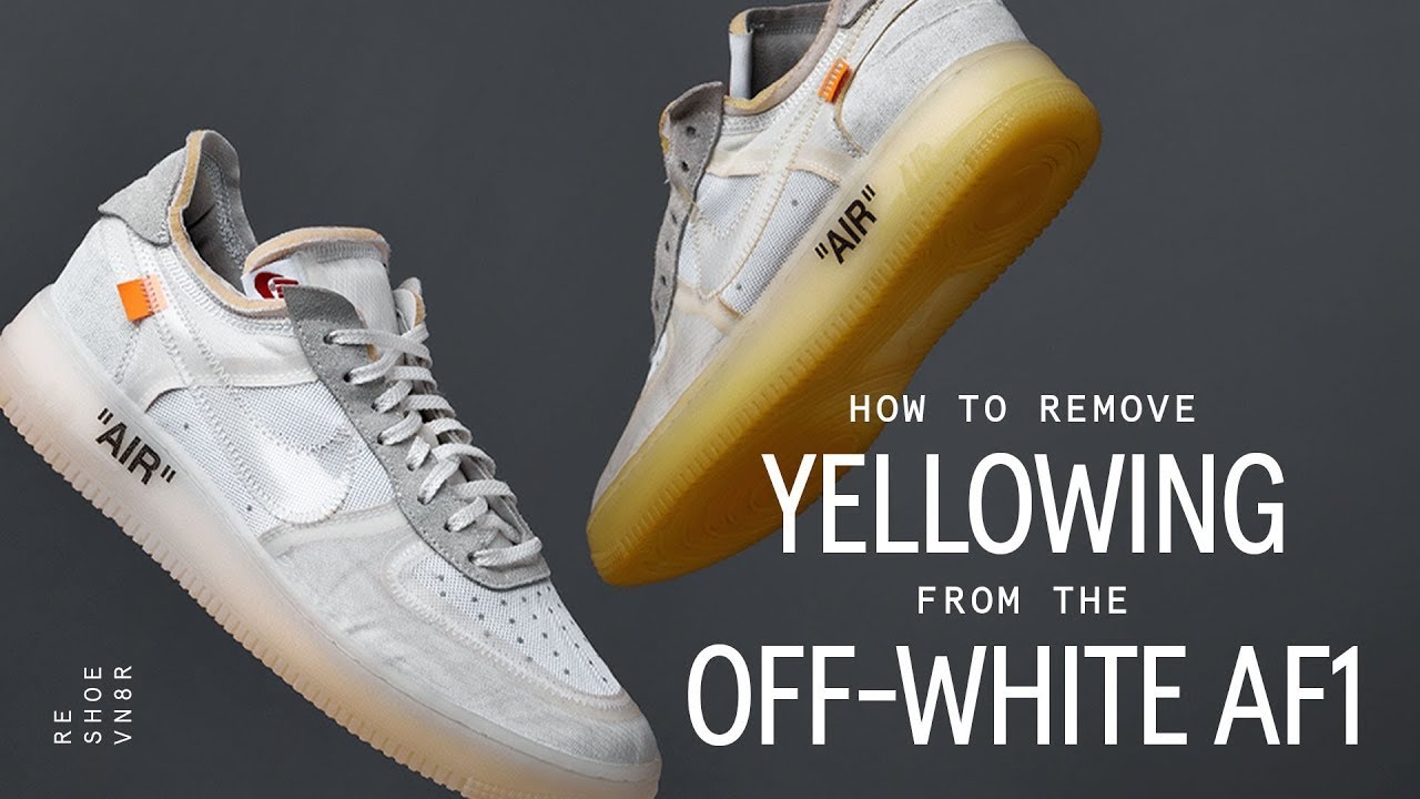 Cleaning an Air Jordan 1 Off-White in 4 minutes!