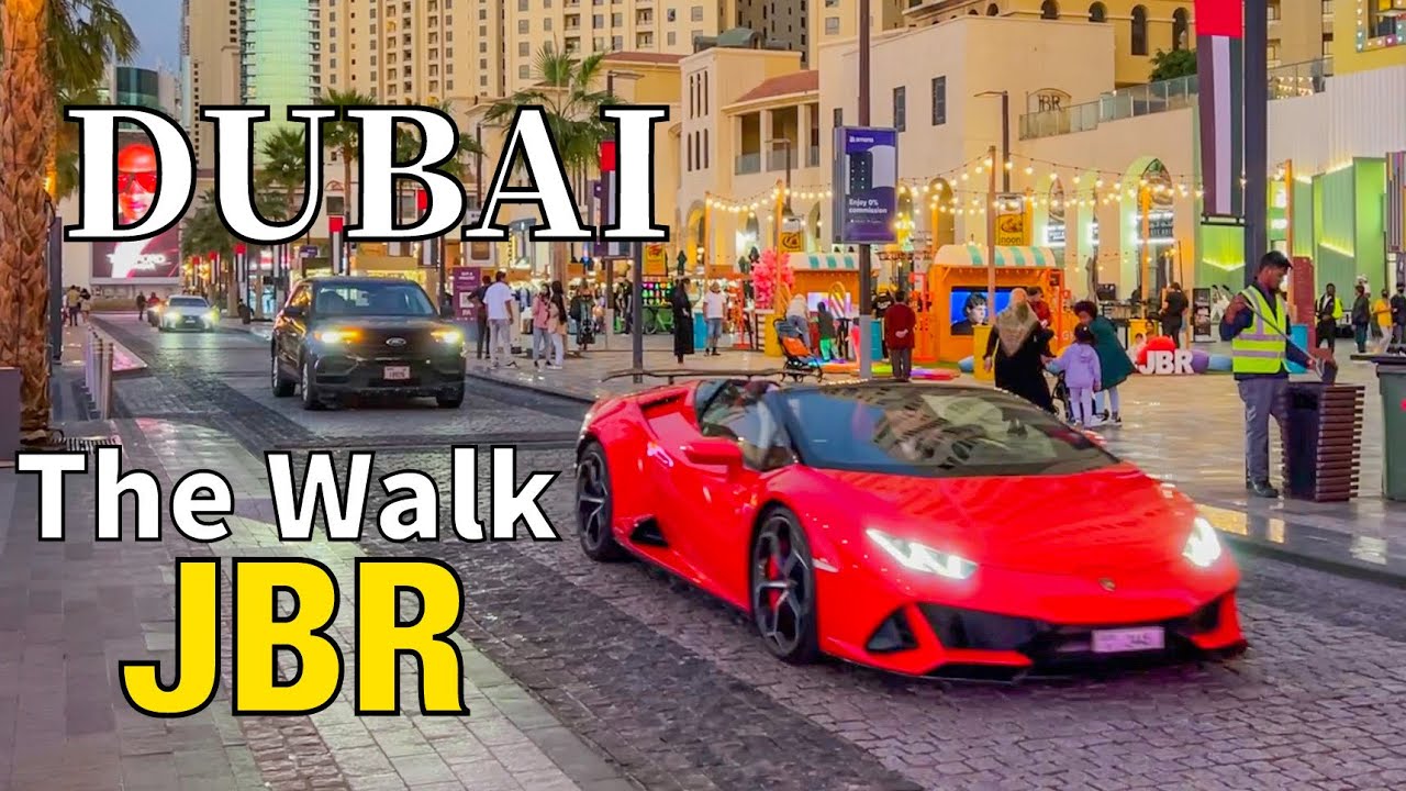 JBR Evening Walk Dubai | Sights and Drives