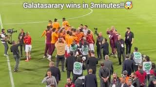 Fenerbahçe players protest and leave stadium after Icardi Goal for Galatasaray in Turkish Cup Final