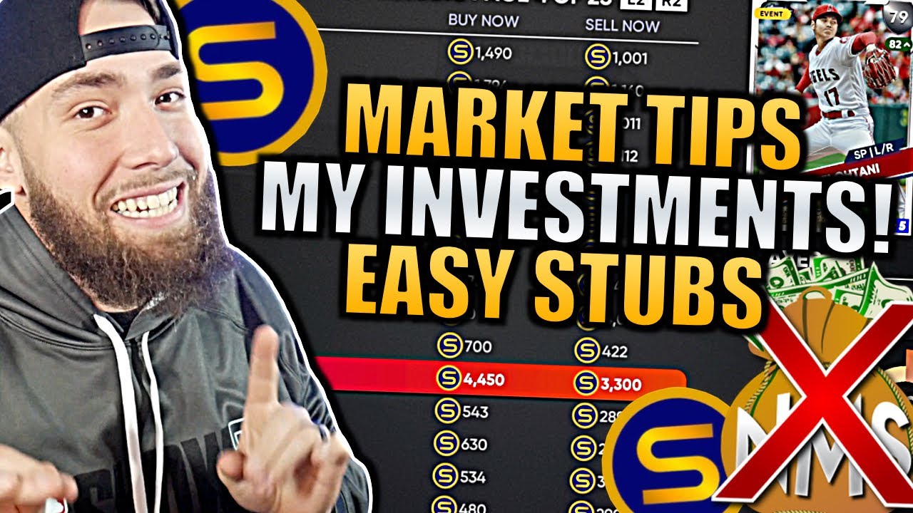 EASY STUBS ON THE MARKETPLACE & MY INVESTMENTS! MLB THE SHOW 21!
