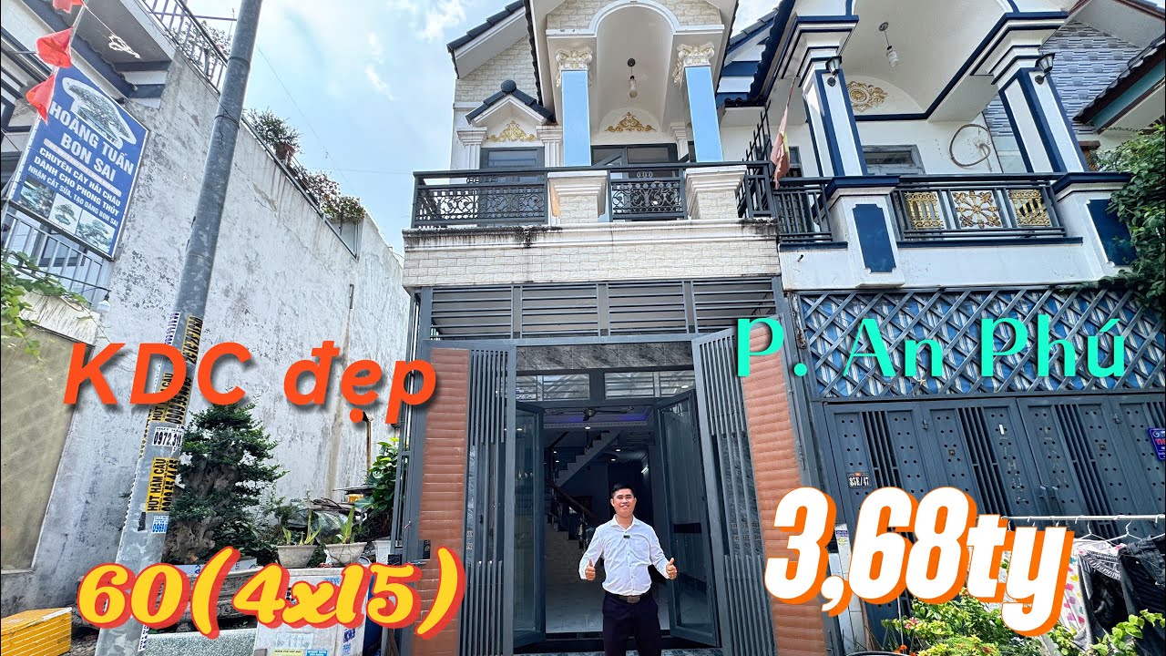 Nhà 1 trệt 1 lầu - Giá tốt. Chỉ 3,68ty. KDC đồng bộ, sổ hồng riêng. LH: 098.5566.938 