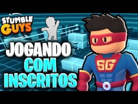 💫 JOGANDO COM INSCRITOS 💫 STUMBLE GUYS AO VIVO 👑 JHONINHA 👑 