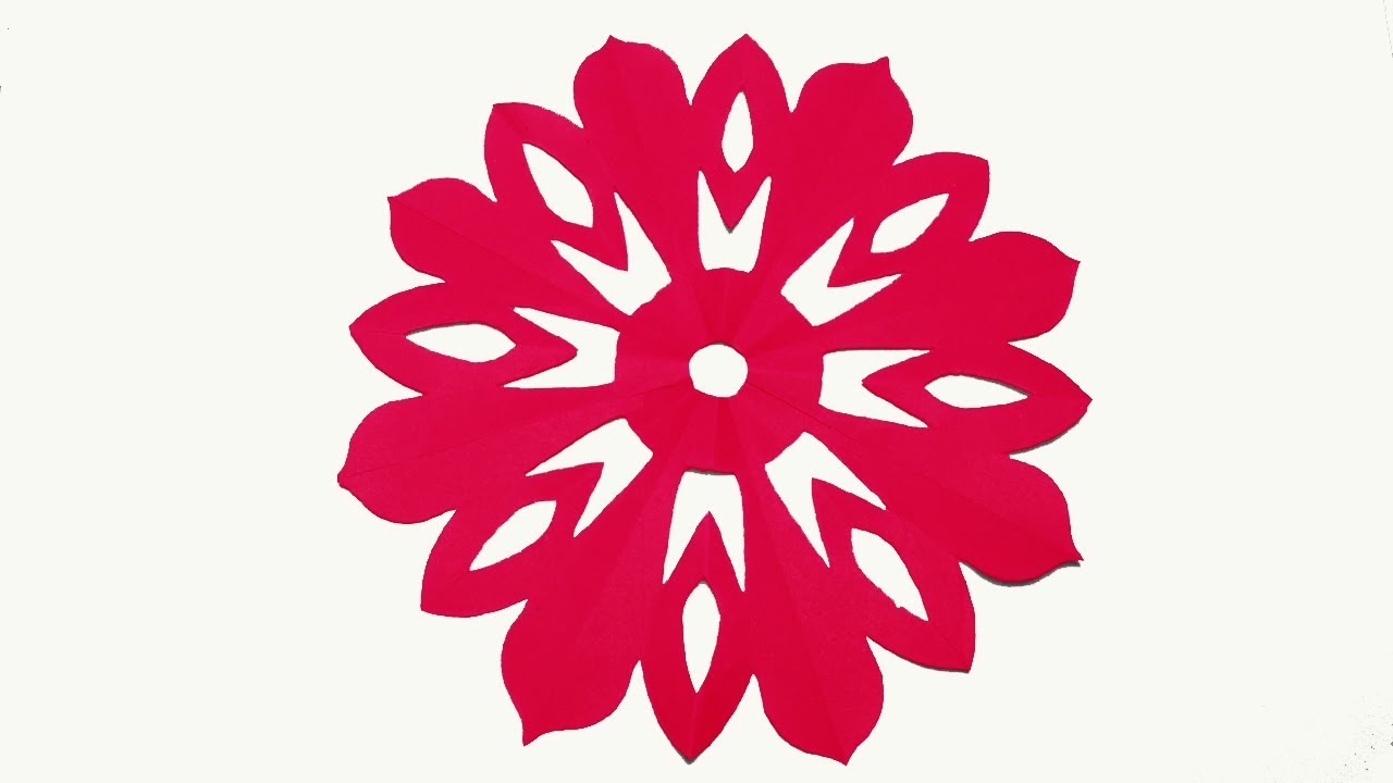 paper cutting-How to make simple paper cutting Design?Easy paper craft ...
