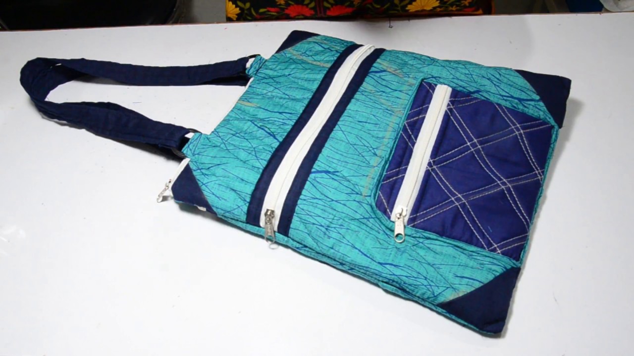 ट्रेंडी  बैग की बात ही कुछ अलग है  /HOW TO MAKE TRENDY BAG { HINDI }