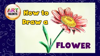 How to Draw a Flower