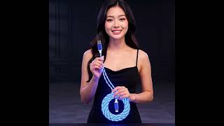 I didn't believe the reviews on this 3 in 1 led light glowing charging #phonecase #techtok #shorts
