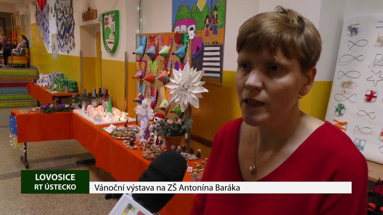 LOVOSICE: Vánoční výstava na ZŠ Antonína Baráka
