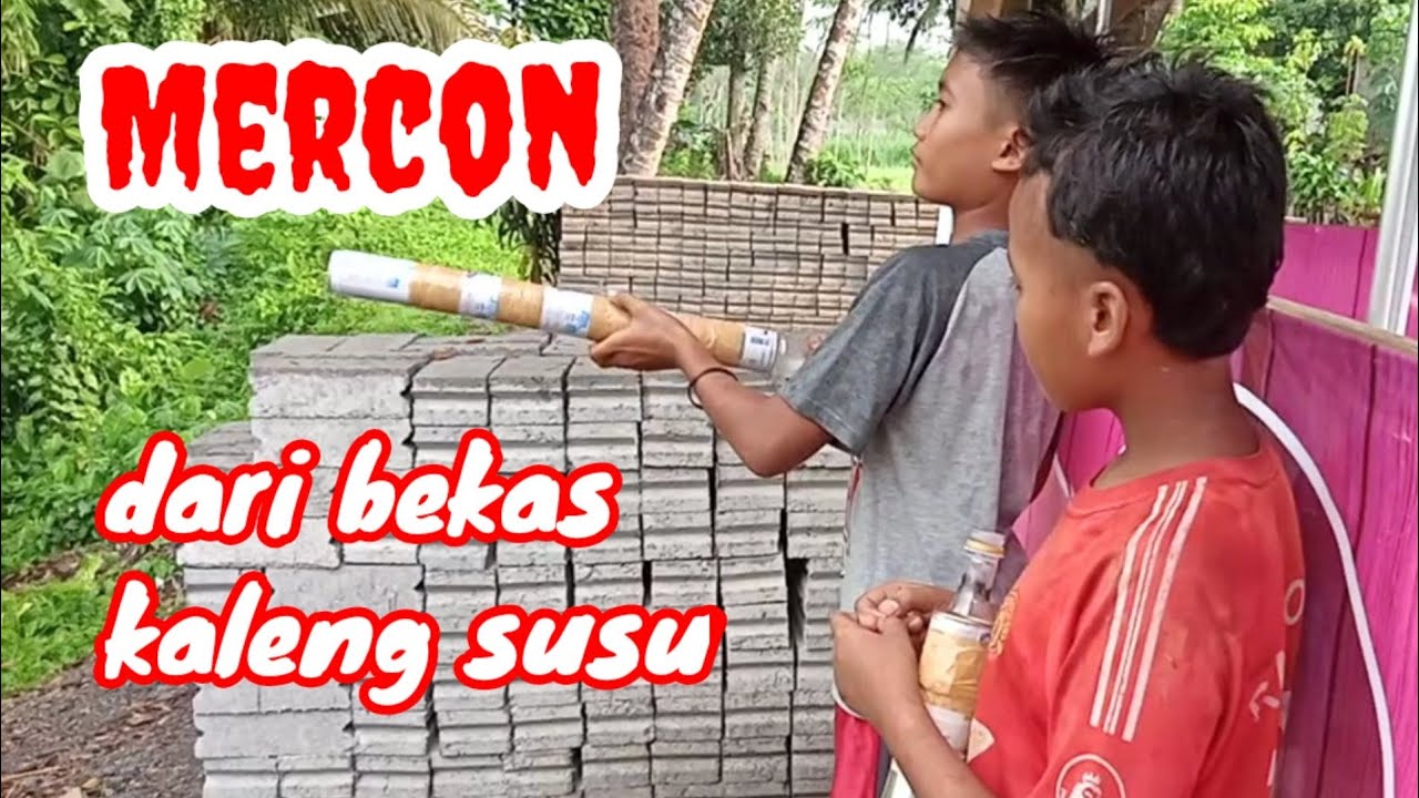 Mercon dari Kaleng Bekas Susu - YouTube