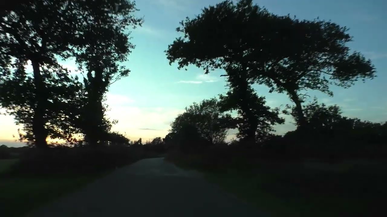 Driving On The D28 Between 22480 Kerien & 22160 Maël Pestivien, Côtes d'Armor, France