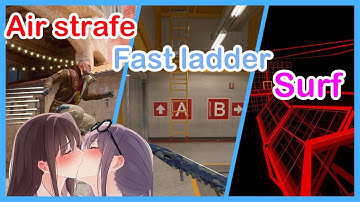 Beginners guide to PRACTICAL CS2 movement - air strafe, ladder climb, surf