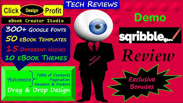 Sqribble Review, Bonuses, Demo: World’s #1 eBook Creator Studio - Just Click, Design and Publish
