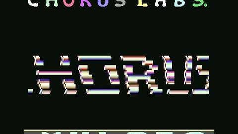 Hyperdrift,Intro By Chorus!28 December 2019! Commodore 64 (C64)