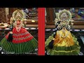 Devi full alankaram durga pooja saree draping navaratri dussehradiwali idol decoration