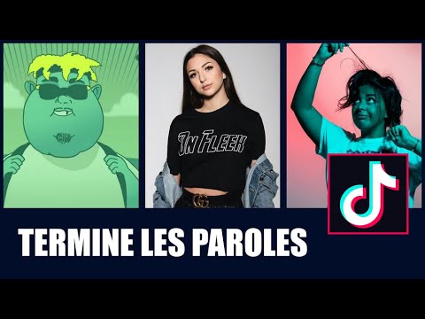 TERMINE LES PAROLES [🎤 Les Musiques de TikTok ] Niveau Difficile 🔥 #Épisode3