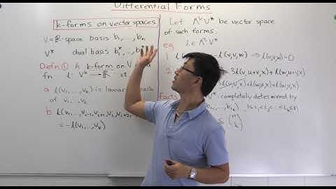 Differential forms and integration on manifolds