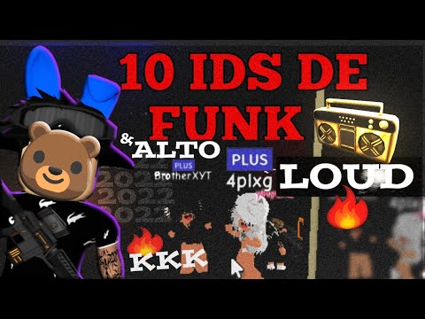 ID DE FUNK PARA ROBLOX🎶💥 IDS VÃO ESTAR NA DESCRIÇÃO 🙅 