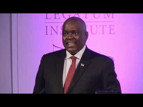 President Masisi Of Botswana On The Importance Of A Holistic View Of Prosperity Prosperity Index