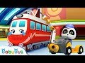 Little Panda Rescues Super Train | Thomas Train | Nursery Rhyme | Baby Songs | BabyBus