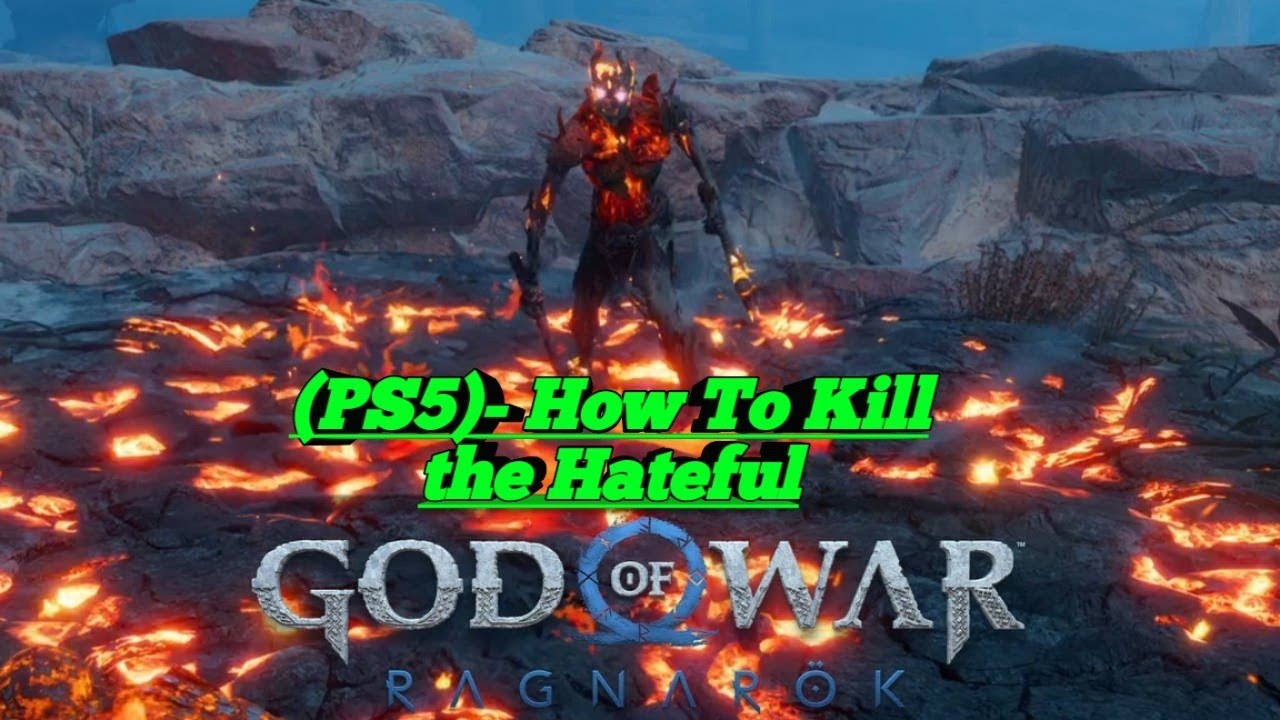 God of War Ragnarok (PS5)- How To Kill the Hateful - YouTube