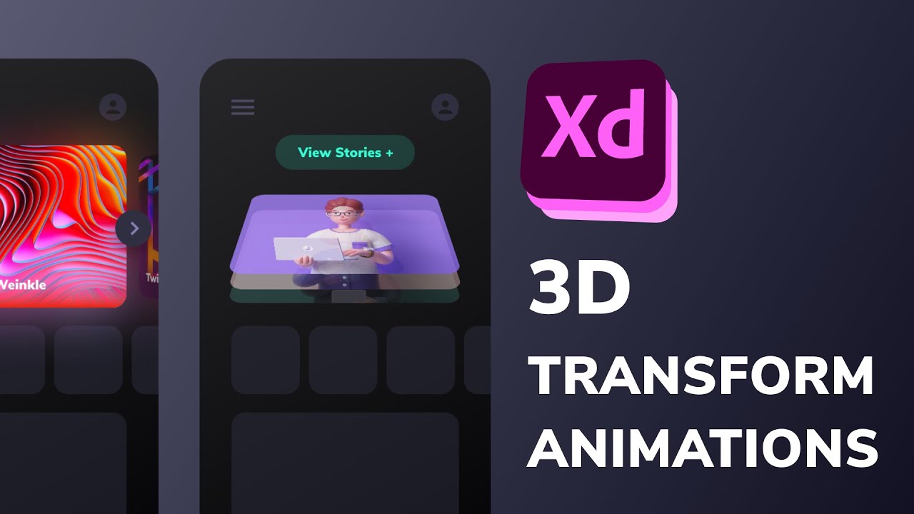 3D Transform Animations in Adobe Xd! | 3D Transform + Auto Animate | Design  Weekly - YouTube