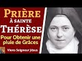 Prière à sainte THÉRÈSE de LISIEUX - Prière pour obtenir une PLUIE de ROSES et de GRÂCES