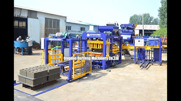 QT6-15 Automatic concrete block machine for making hollow blocks