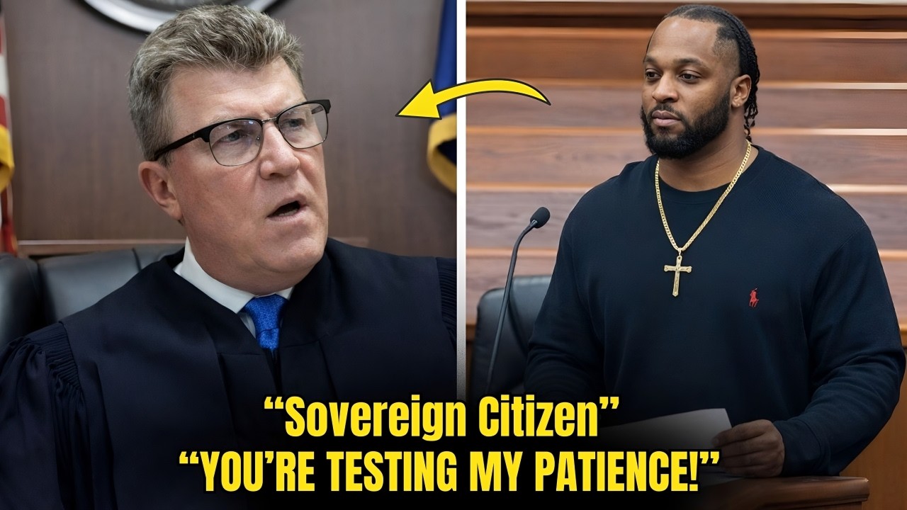 “Sovereign Citizen” Pushes Too Far — Judge Snaps: “YOU’RE TESTING MY PATIENCE!” 😳⚖️ #courtroomdrama