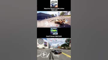 CarX Street vs Need For Speed Mobile Online 360 drift