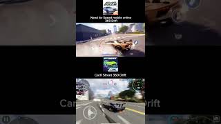 CarX Street vs Need For Speed Mobile Online 360 drift screenshot 3