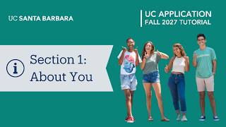 Section 1: About You