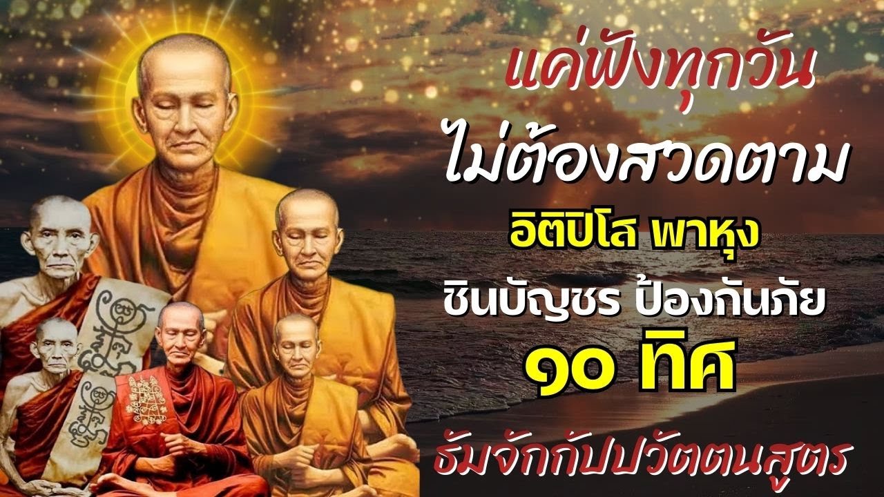 บทสวดมนต์ก่อนนอน  กล่อมจิตให้สงบ หลับลึกอย่างอุ่นใจ 🙏 อิติปิโส พาหุง ชินบัญชร