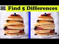 Find The Difference | Spot 5 Differences | Can you find all the difference? | 5 rounds | Dessert