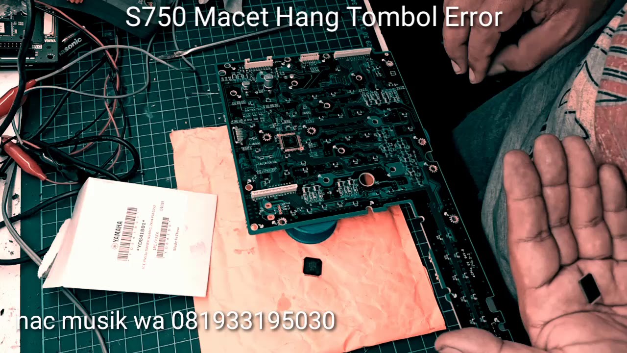 Yamaha psr s750 sering Hang dan tombol error YouTube