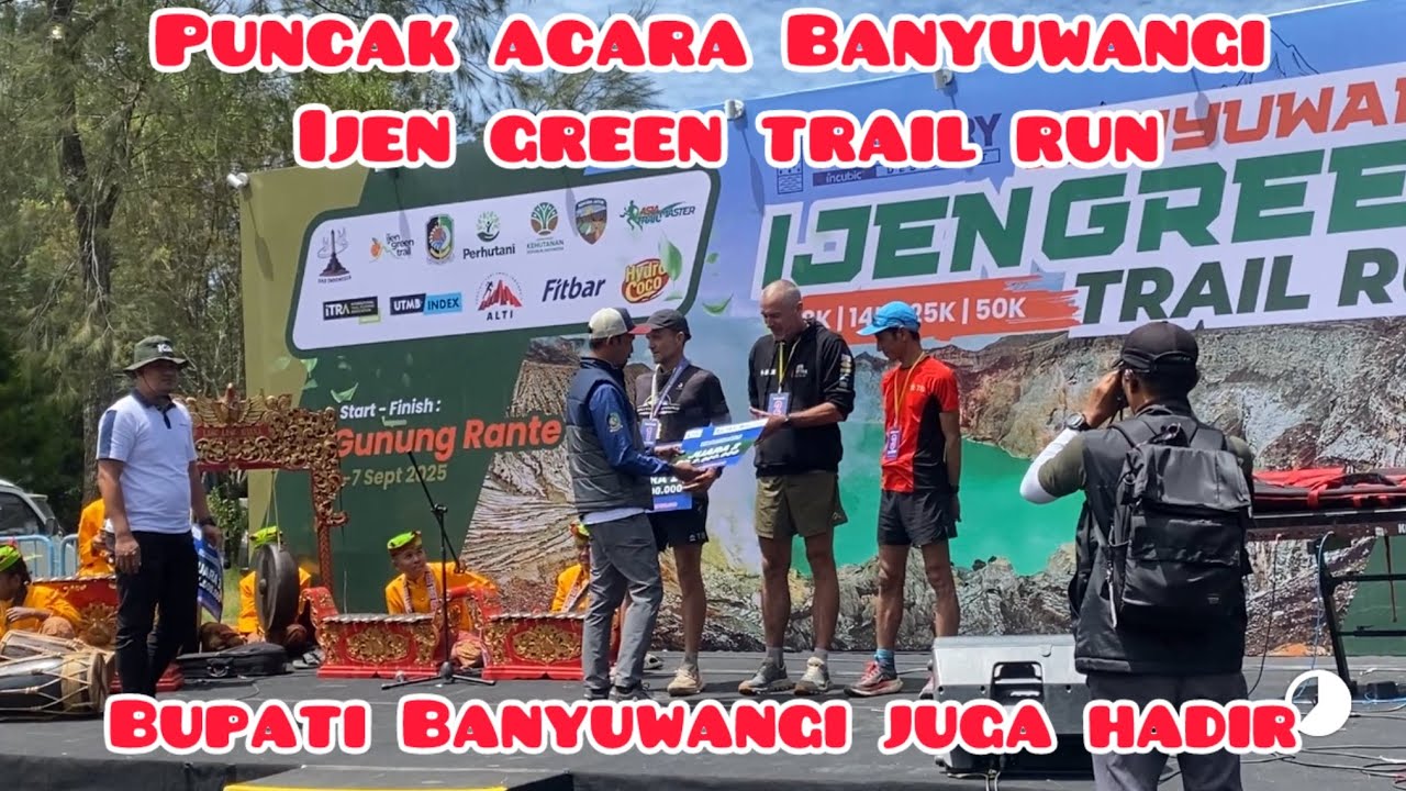 PUNCAK ACARA‼️IJEN GREEN TRAIL RUN //BUPATI JUGA HADIR 